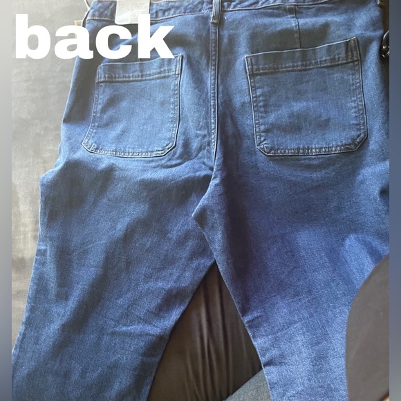 Dark blue flared jeans nice fit SIZE 16 With tags in great condition - Picture 2 of 8